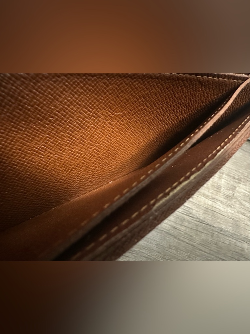 Louis Vuitton Monogram Canvas Chain Wallet in Brown with Gold Hardware - Picture 12 of 14